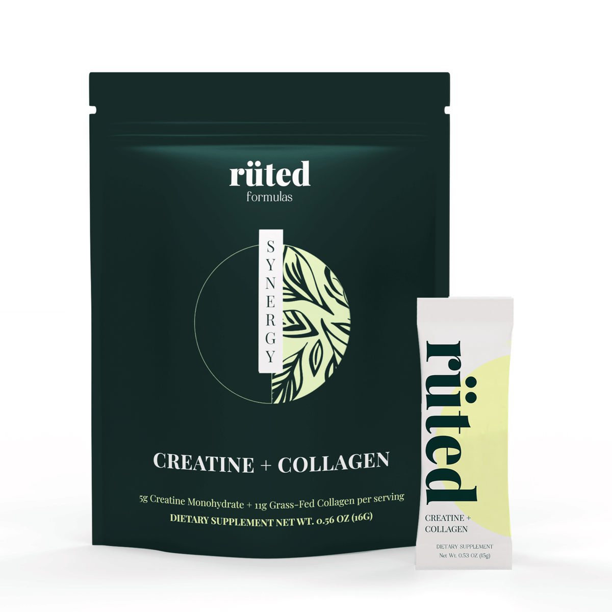 Two rüted supplement packages on a white background